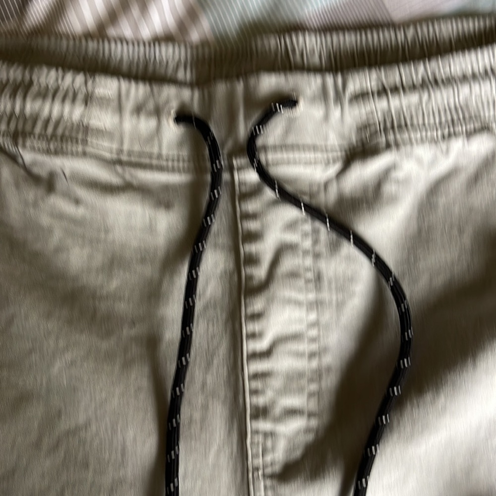 Khaki drawstring means pants